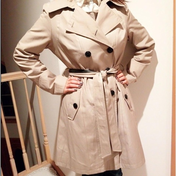 DKNY Trench coat with belt - Picture 3 of 5